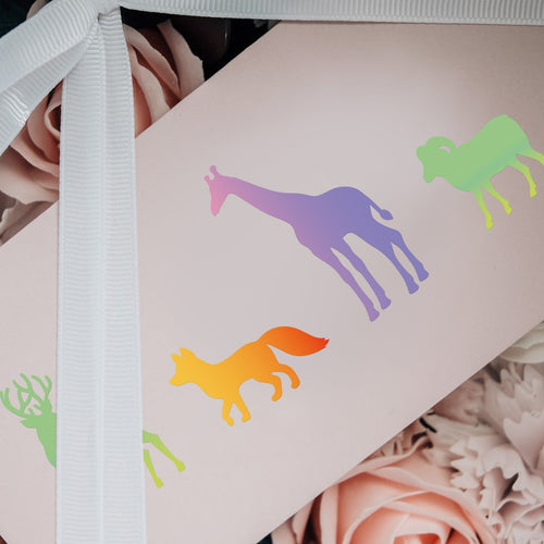 3Pcs 3 Style Custom Carbon Steel Hot Foil Plate Metal Dies, for DIY Scrapbooking Embossing, Photo Album Craft Making Template, Matte Platinum Color, Animal Pattern, 1pc/style